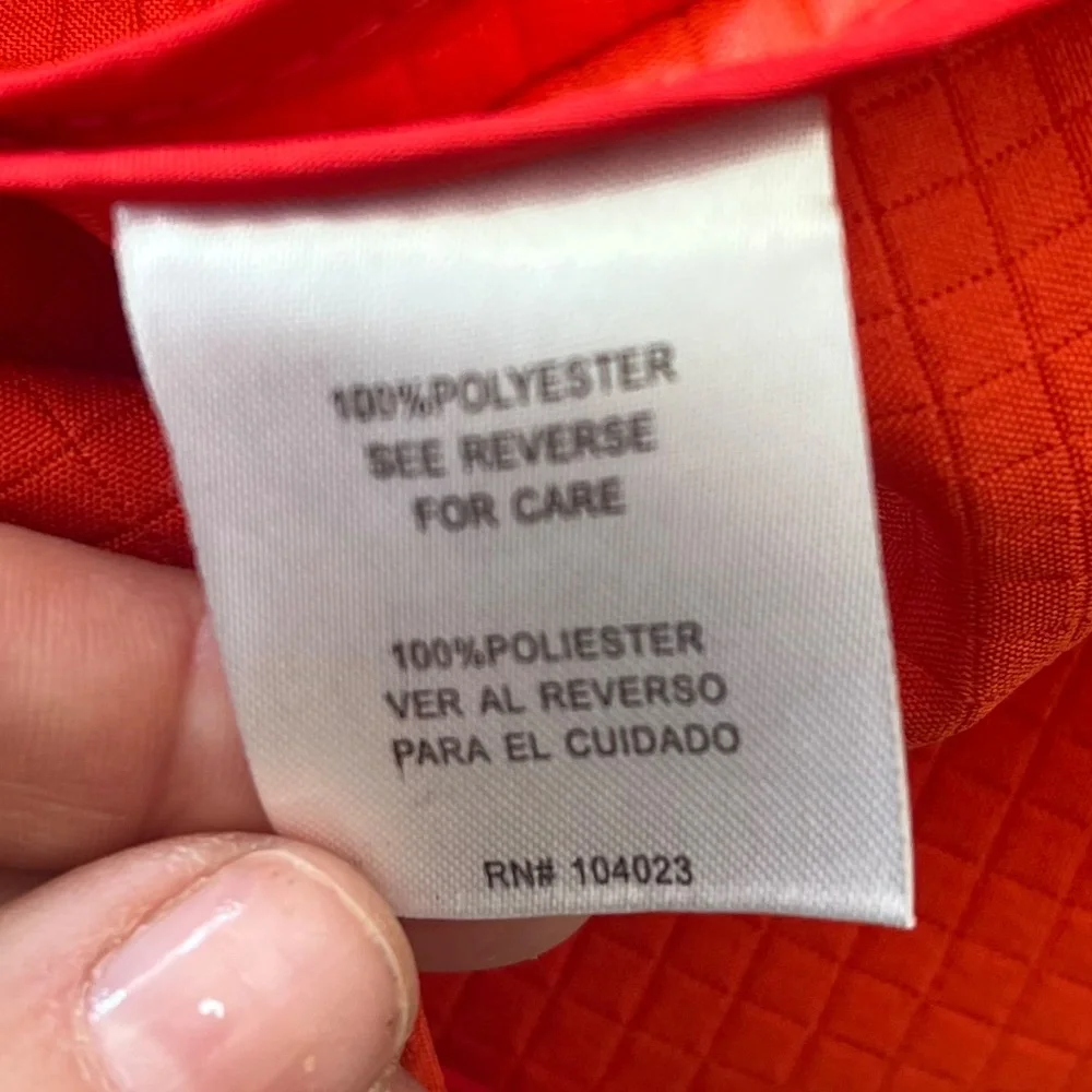 Joseph A. Qu'est ce Que c est Silk? Vintage  Orange Jacket - Picture 6 of 6